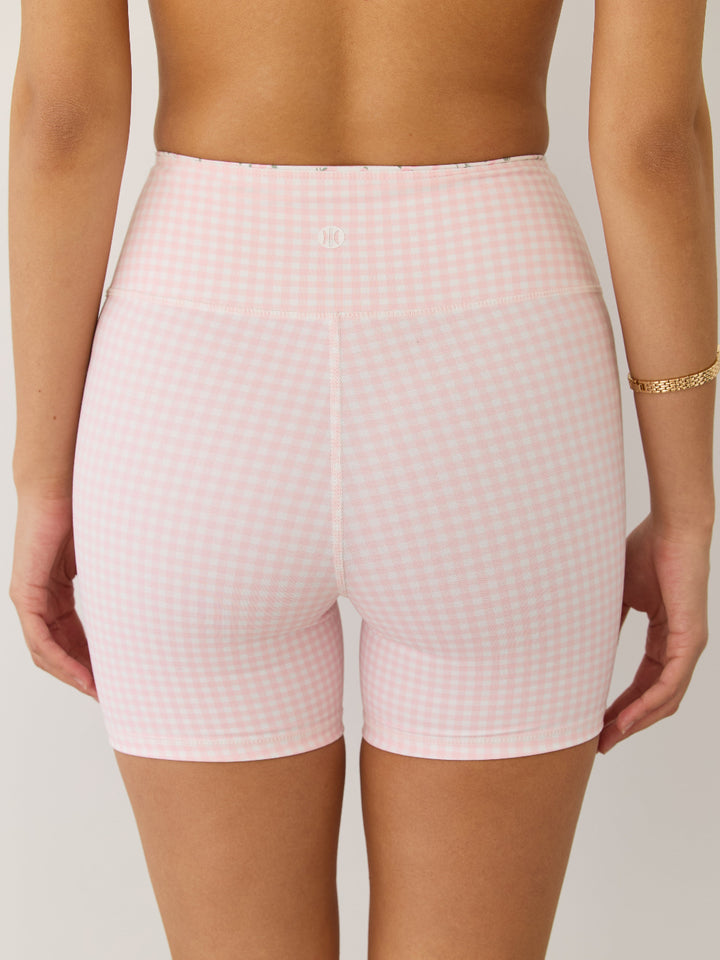 Astoria Luxe Balance Short - Petal Pink Gingham