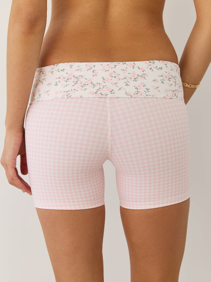 Astoria Luxe Balance Short - Petal Pink Gingham