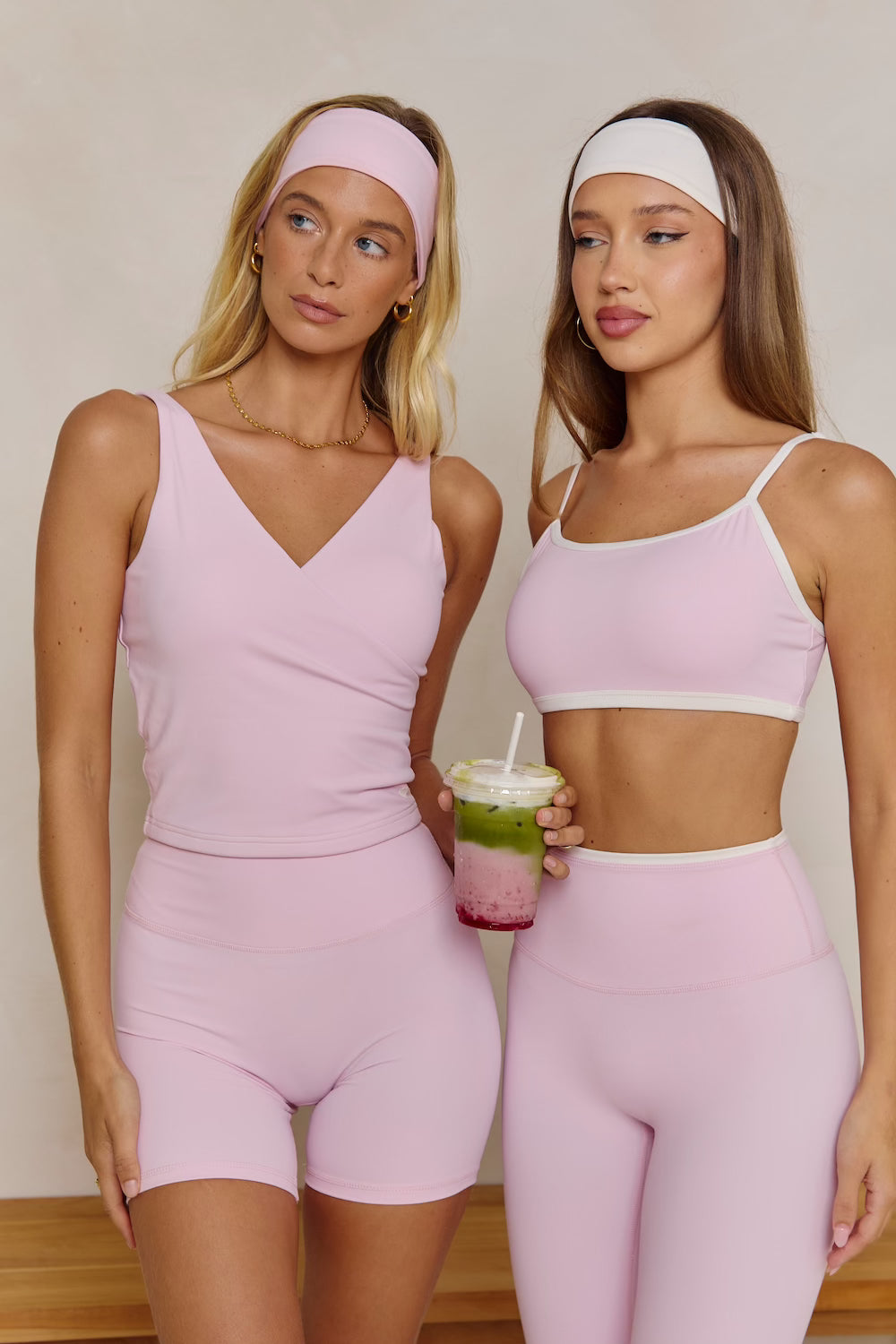 Astoria Luxe Balance Short - Pink/Cream