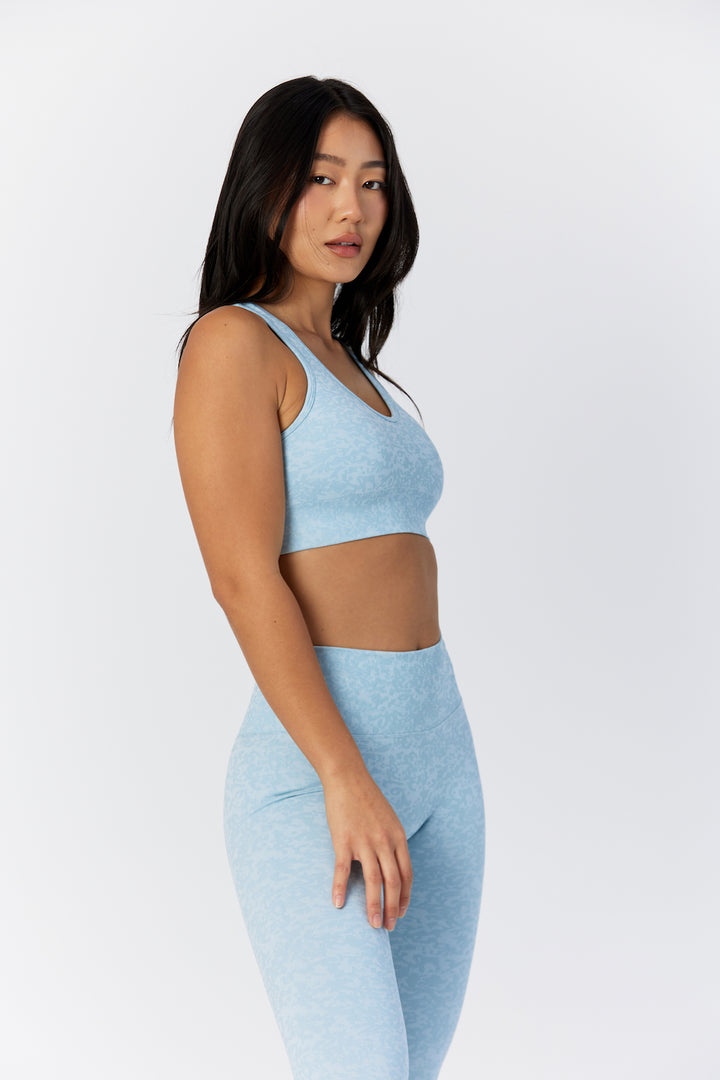 Astoria Rise Seamless Legging - Baby Blue