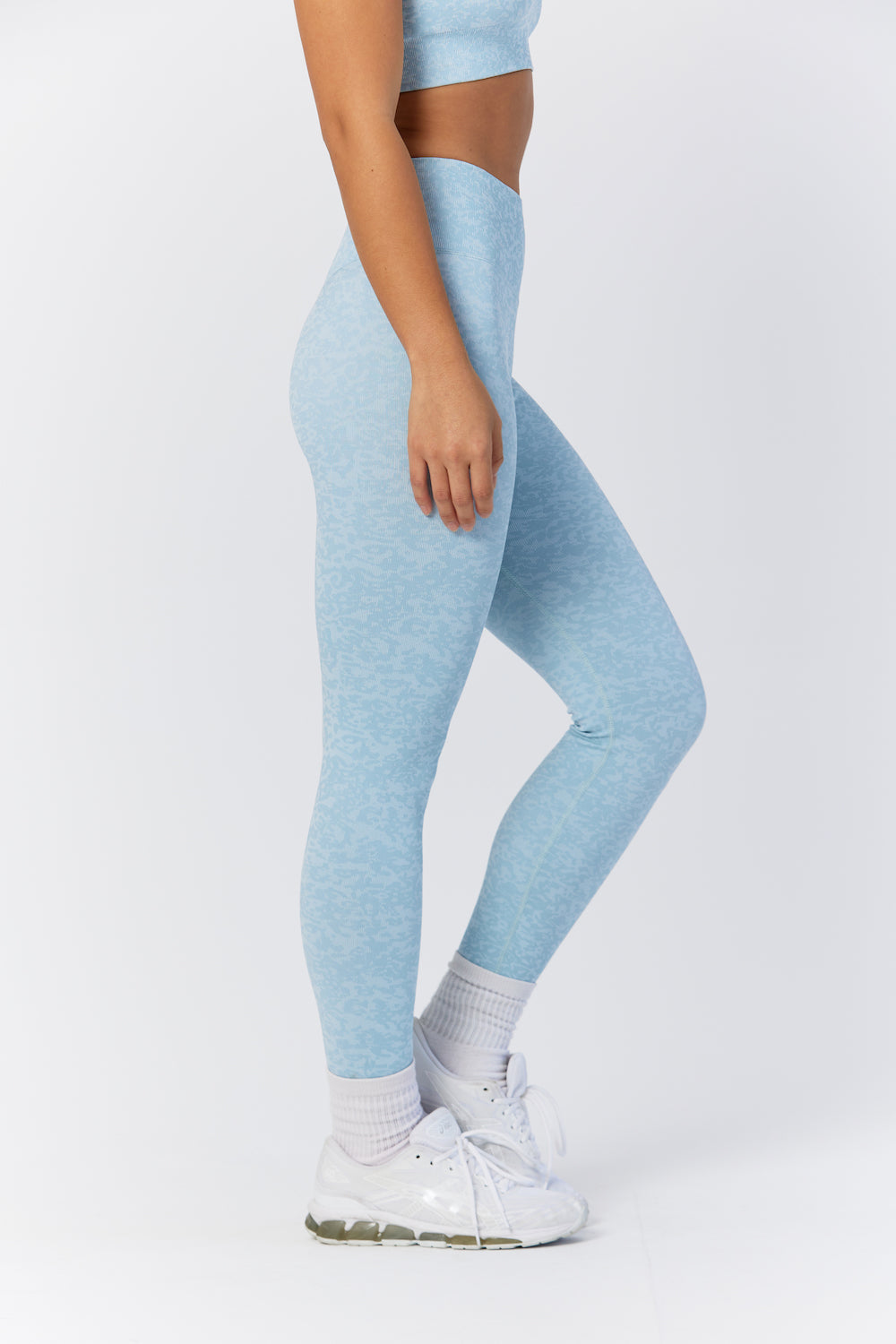 Astoria Rise Seamless Legging - Baby Blue