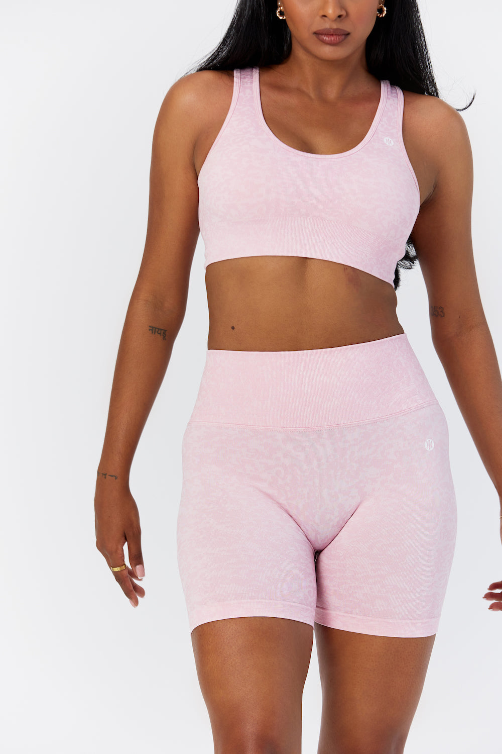 Astoria Rise Seamless Sports Bra - Baby Pink