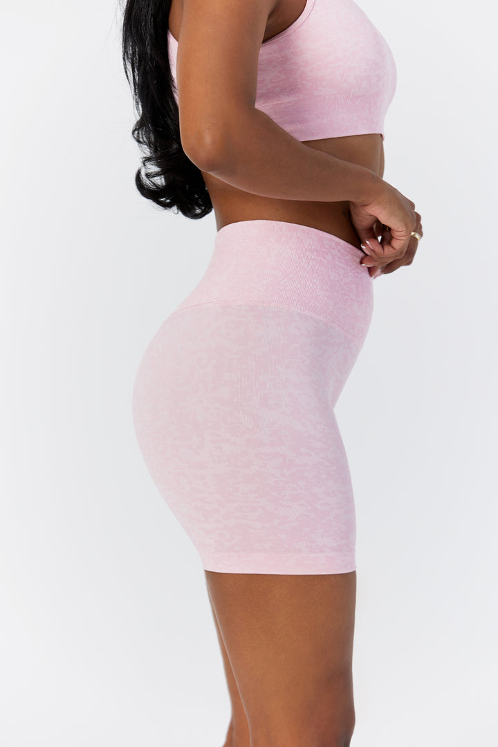 Astoria Rise Seamless Short - Baby Pink