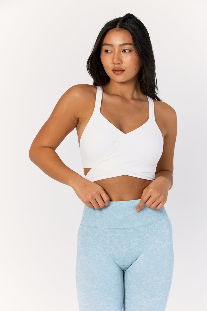Astoria Live Luxe Crossover Crop - White