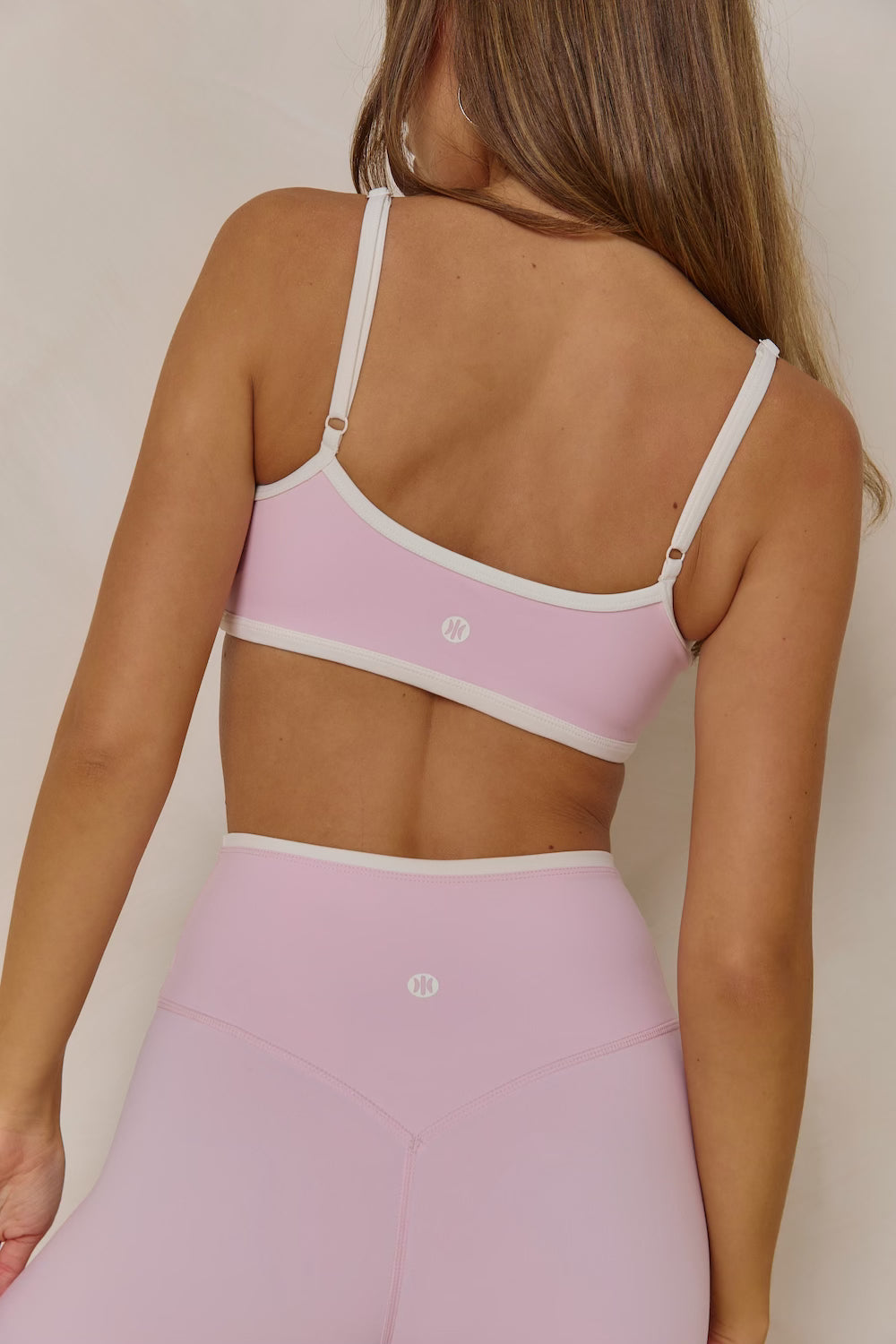 Astoria Luxe Balance Minimalist Sports Bra - Pink/Cream