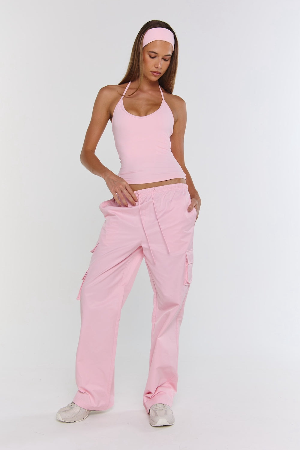 Astoria Cargo Pant - Sweetheart Pink