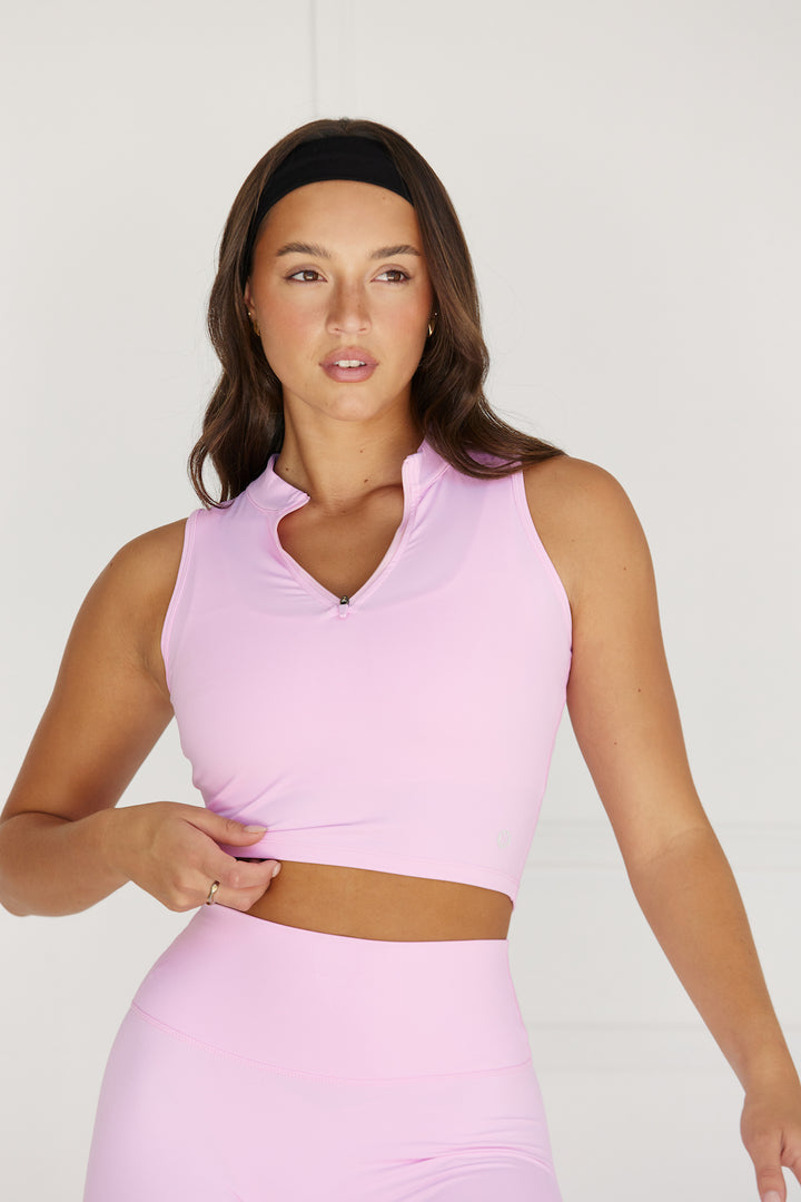 Astoria Luxe Ignite Zip Vest - Bubblegum Pink