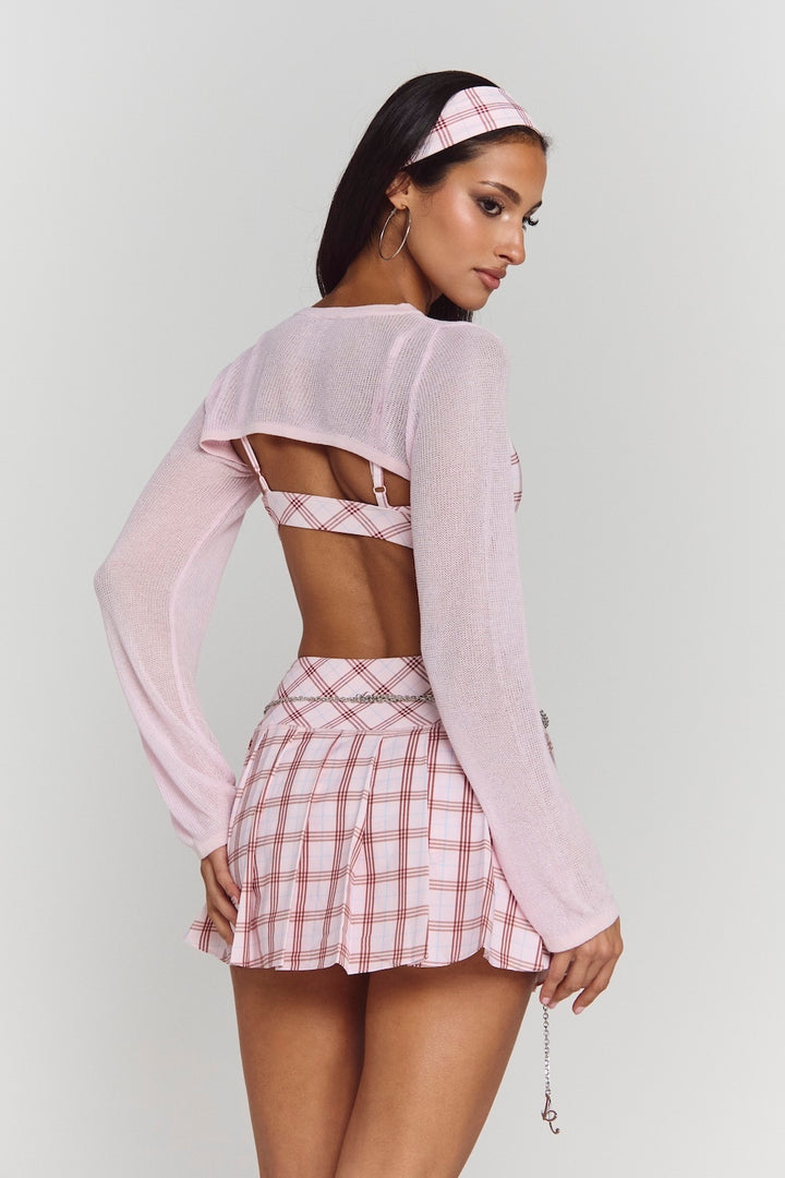 Astoria Airvíve Icon Sports Bra - Princess Pink Plaid