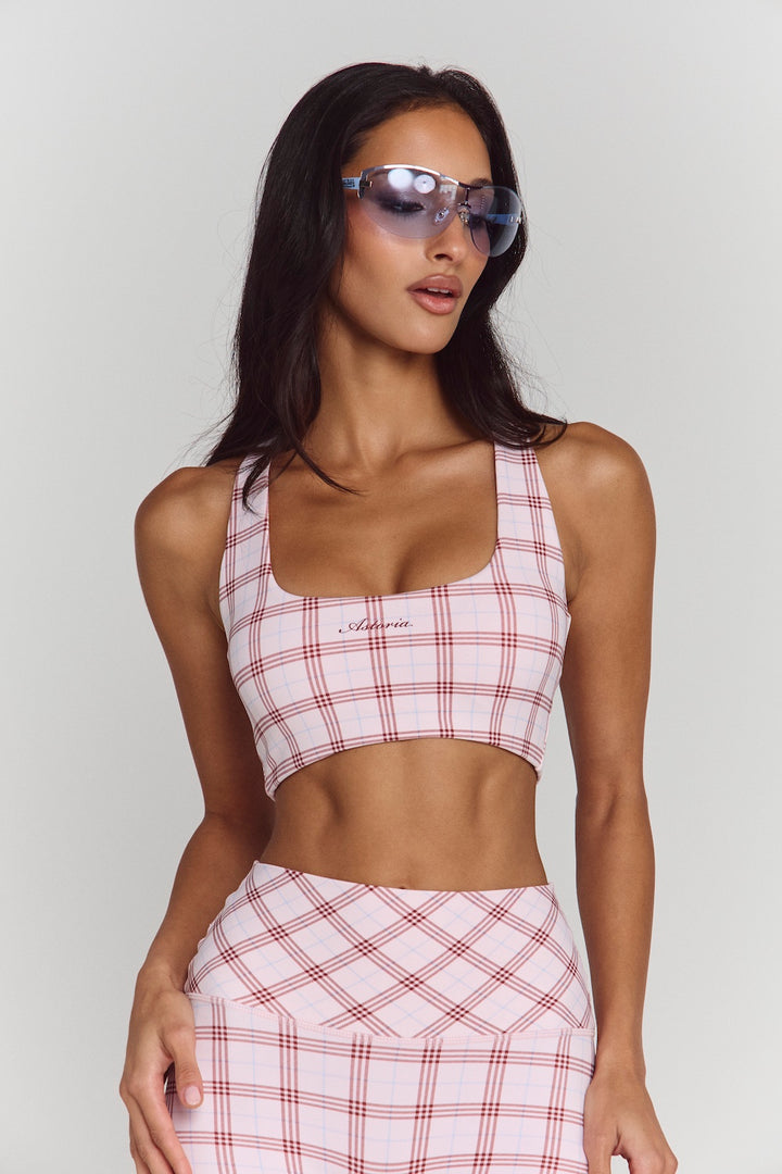Astoria Airvíve Autograph Sports Bra - Princess Pink Plaid