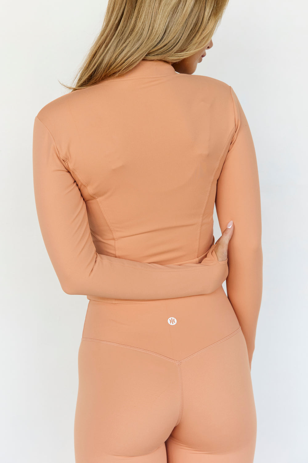 Astoria Luxe Balance Zip Up Jacket - Spice
