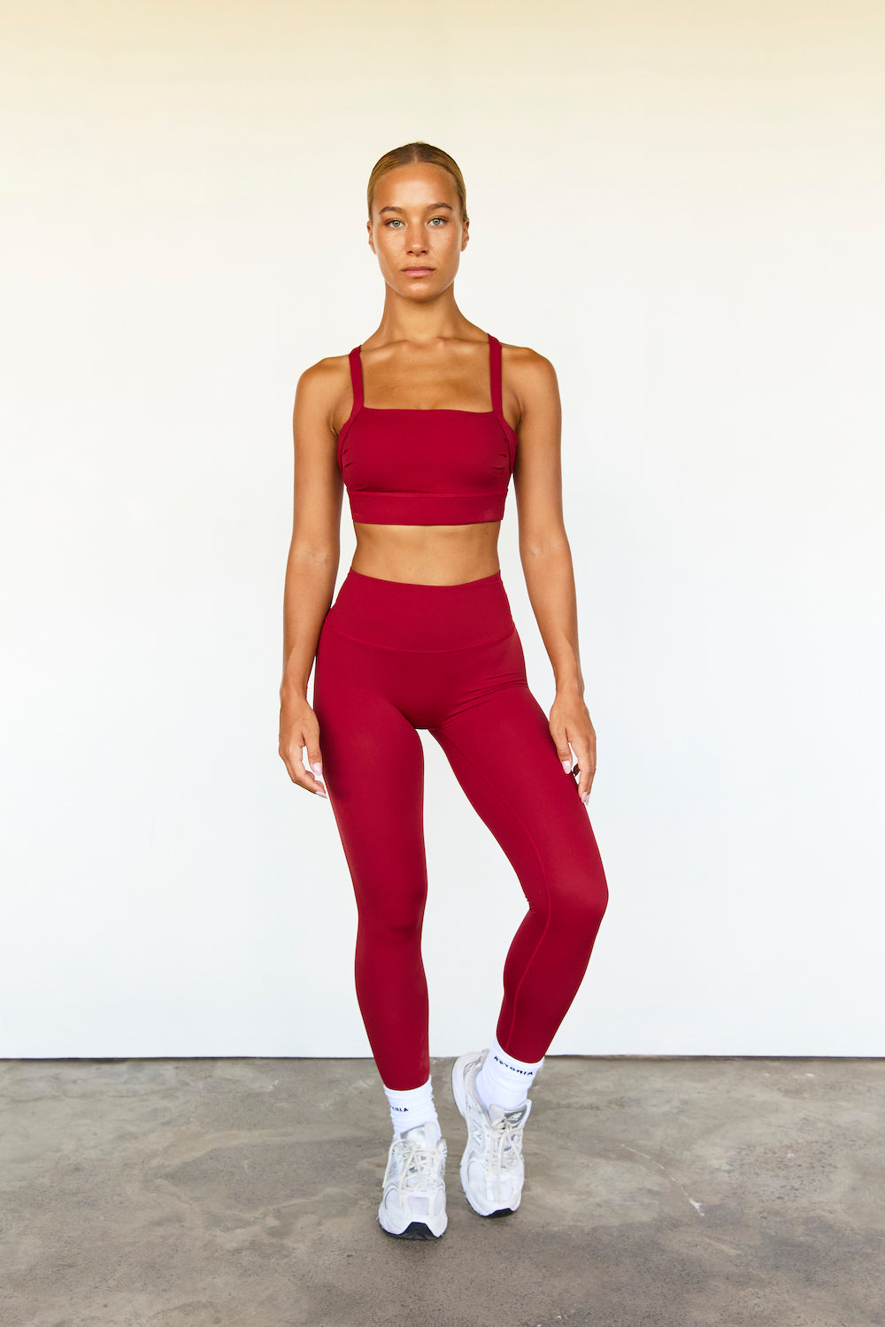 Astoria Luxe Balance Signature Sports Bra - Dark Cherry
