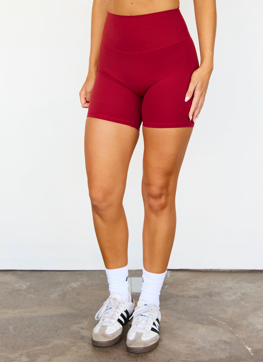 Astoria Luxe Balance Short - Dark Cherry