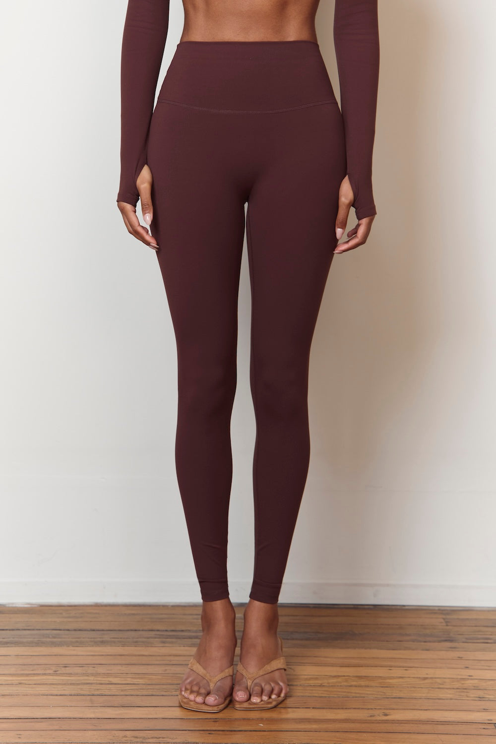 Astoria Luxe Balance Full Length Legging - Espresso