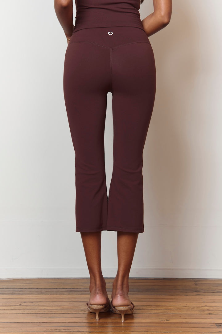 Astoria Luxe Balance Flared Capri - Espresso