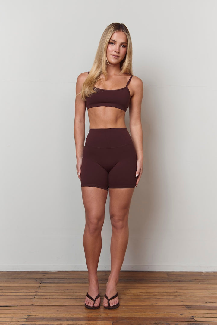 Astoria Luxe Balance Short - Espresso