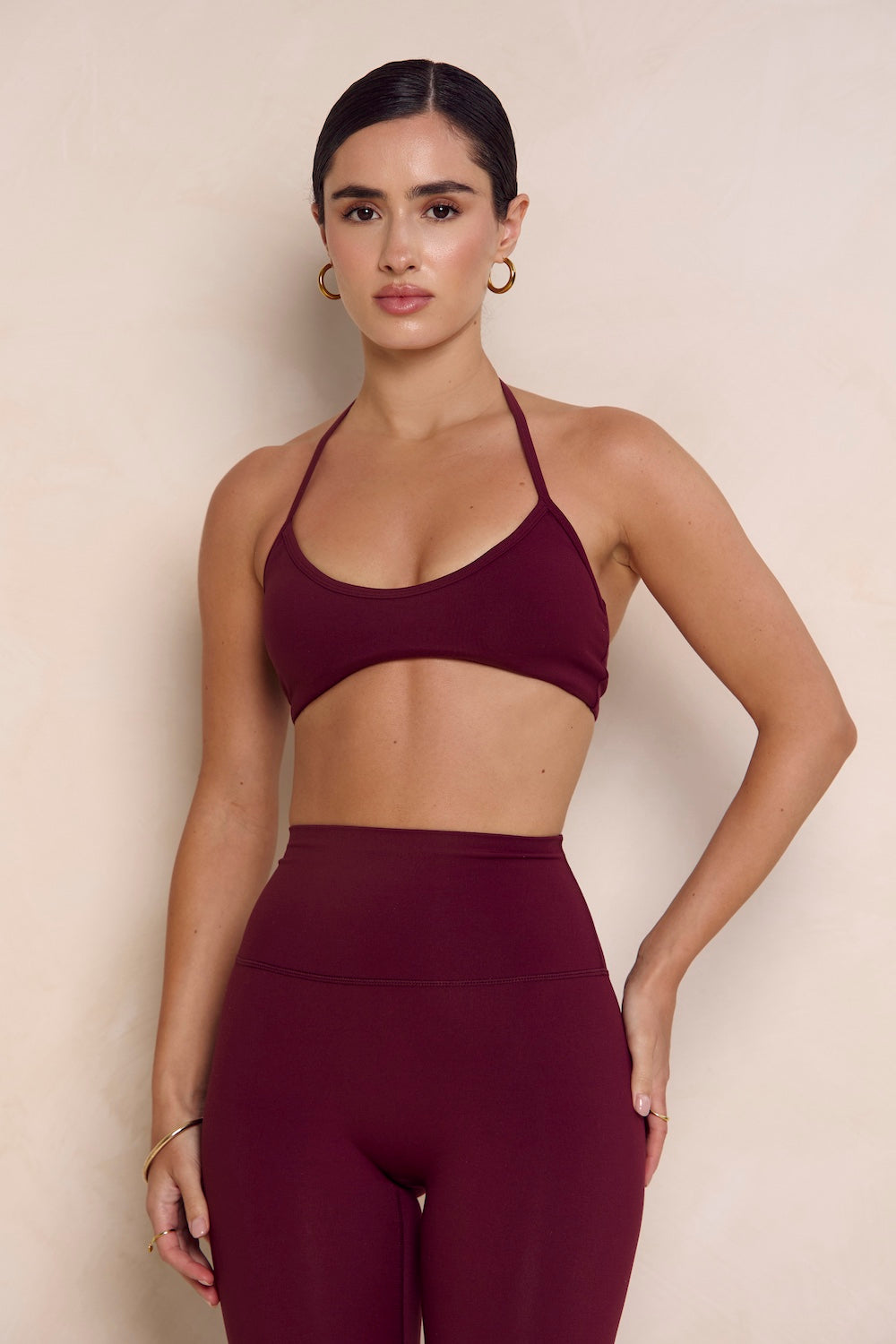 Sykooria Amb00319 Women's Sports Bra, Nakt powder