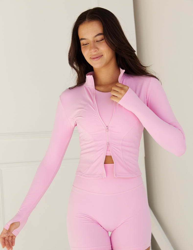 Astoria LUXE BALANCE Zip Up Jacket - Candy Pink