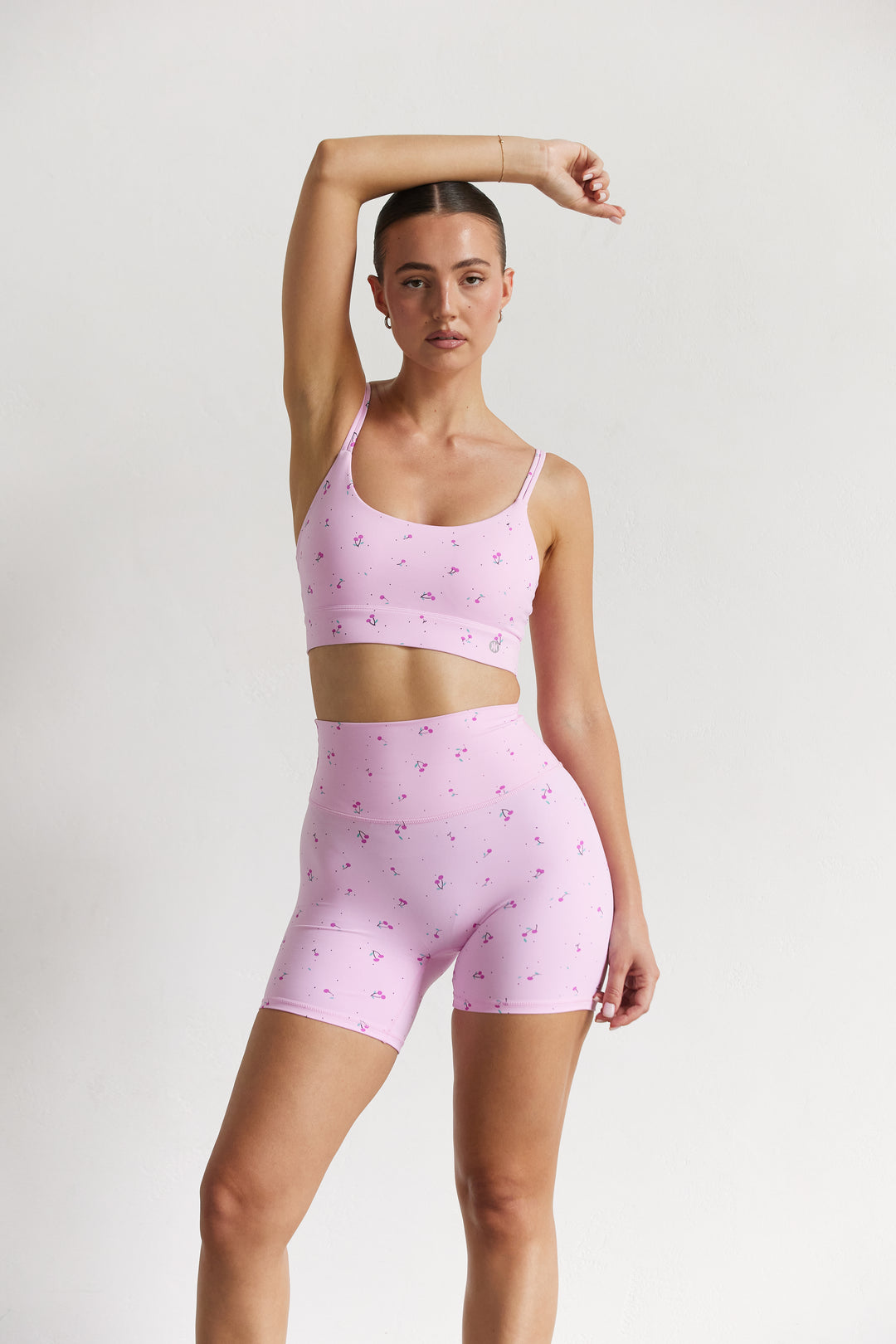 Astoria Luxe Blossom Sports Bra - Cherry