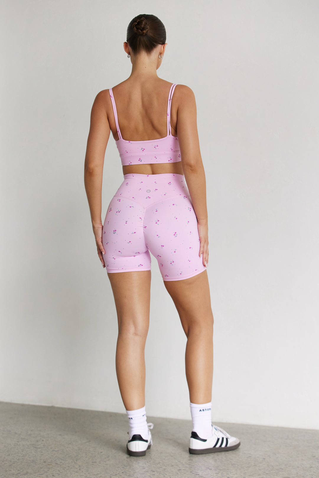 Astoria Luxe Blossom Sports Bra - Cherry
