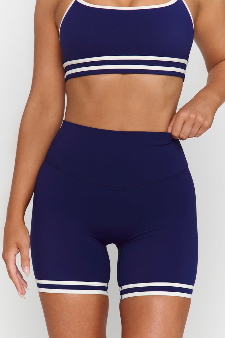 Astoria Luxe Balance Short - Navy/Cream