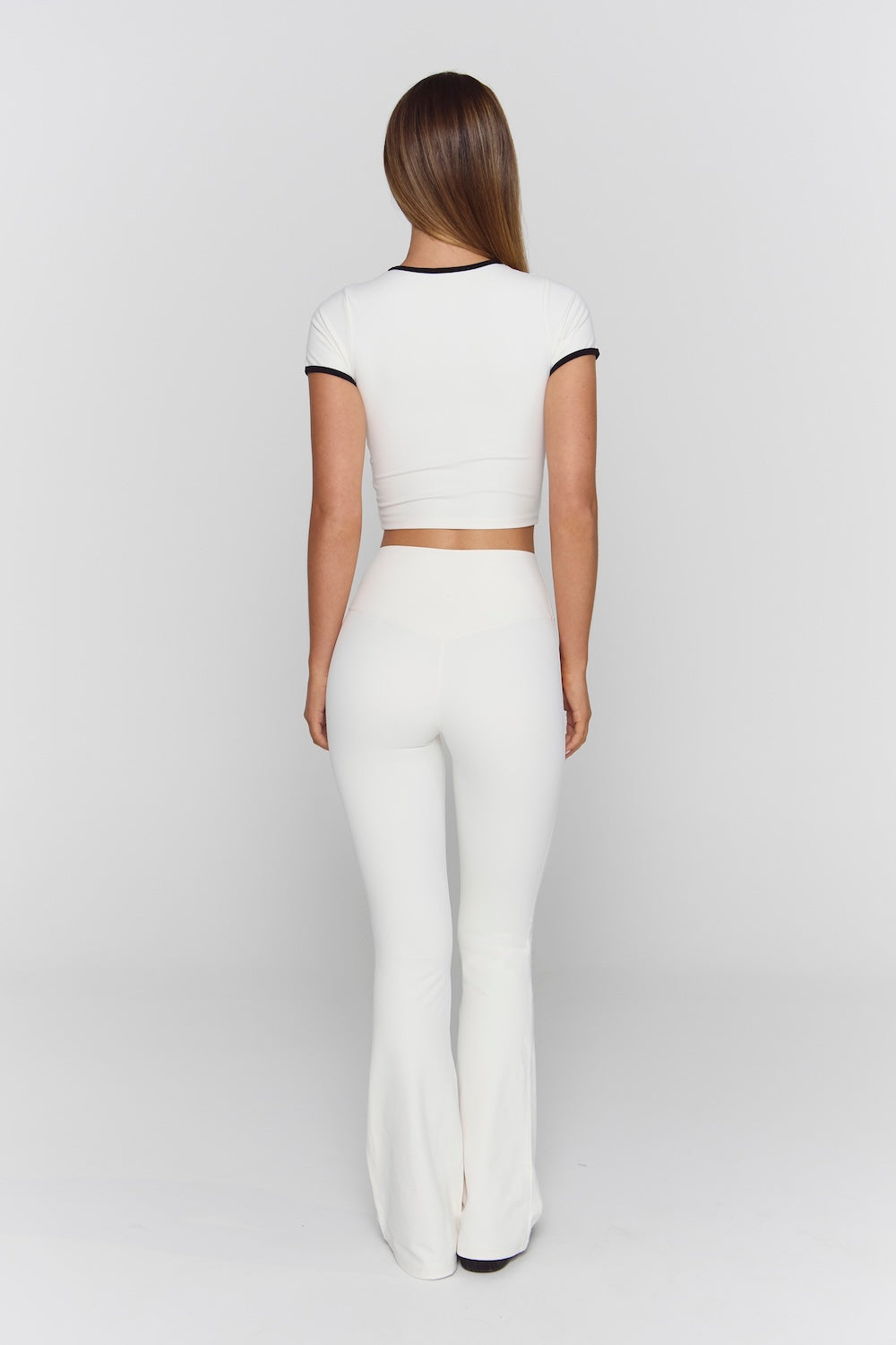 Astoria Luxe Balance Staple Tee - Cream/Black