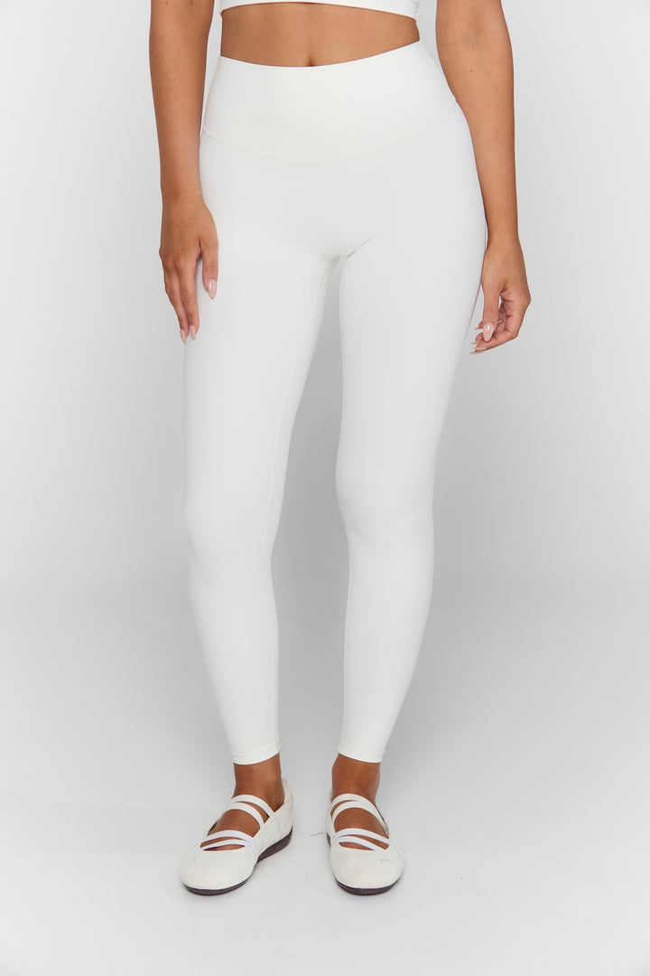 Astoria Luxe Balance Full Length Legging - Cream