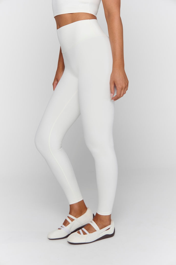 Astoria Luxe Balance Full Length Legging - Cream