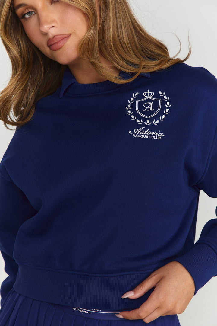 Astoria Airvíve Racquet Club Crewneck - Navy