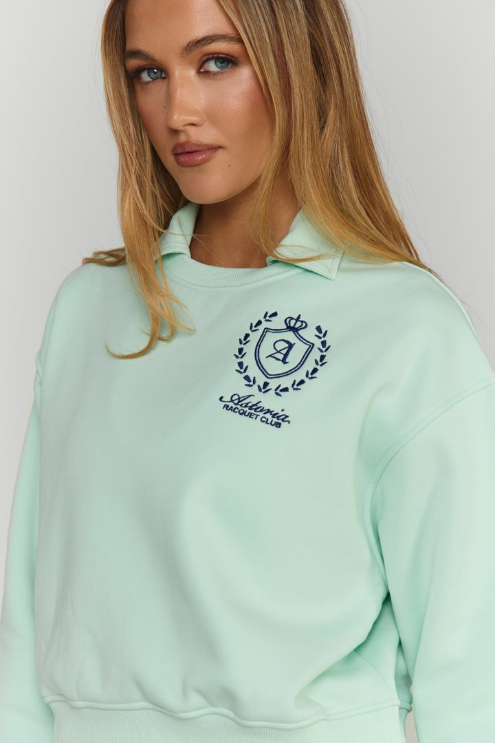 Astoria Airvíve Racquet Club Crewneck - Mint