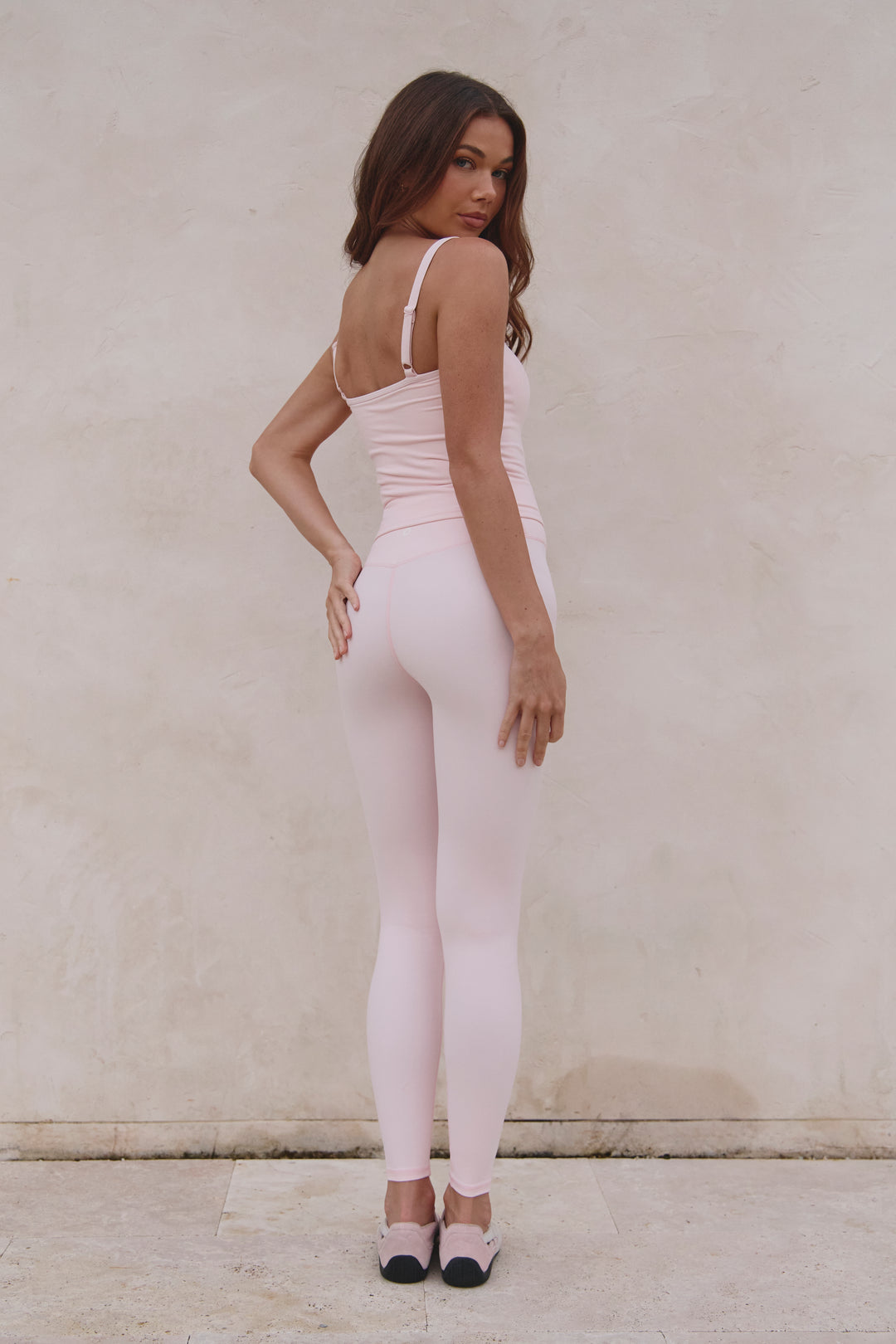 Astoria Luxe Balance Zip Legging - Petal Pink