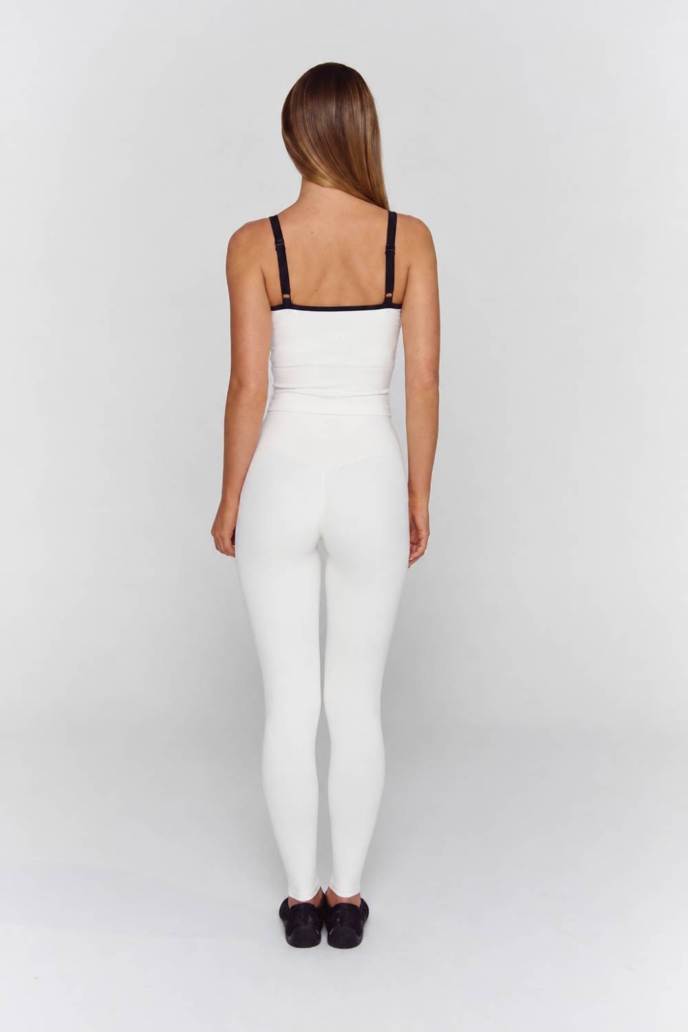 Astoria Luxe Balance Essential Sport Tank - Cream/Black