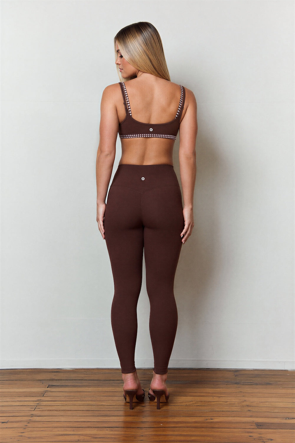 Astoria Luxe Balance Layered Sports Bra - Espresso