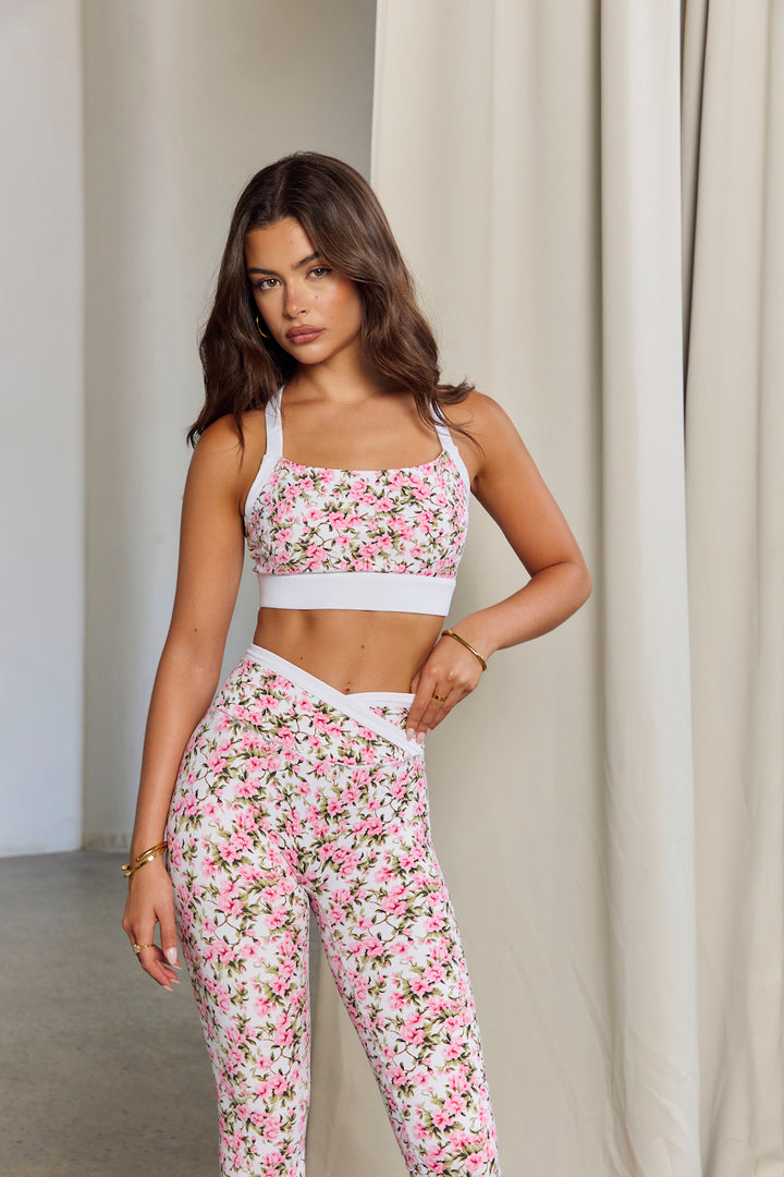 Astoria Luxe Balance Crossover Legging - Fleur