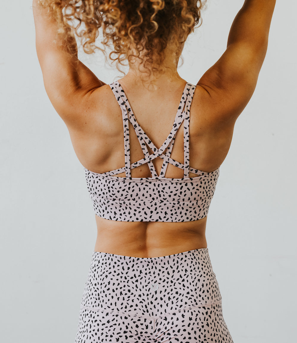 Astoria Luxe Ignite Sports Bra - Beige Speckle