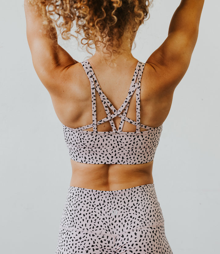 Astoria Luxe Ignite Sports Bra - Beige Speckle