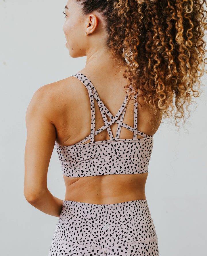 Astoria Luxe Ignite Sports Bra - Beige Speckle