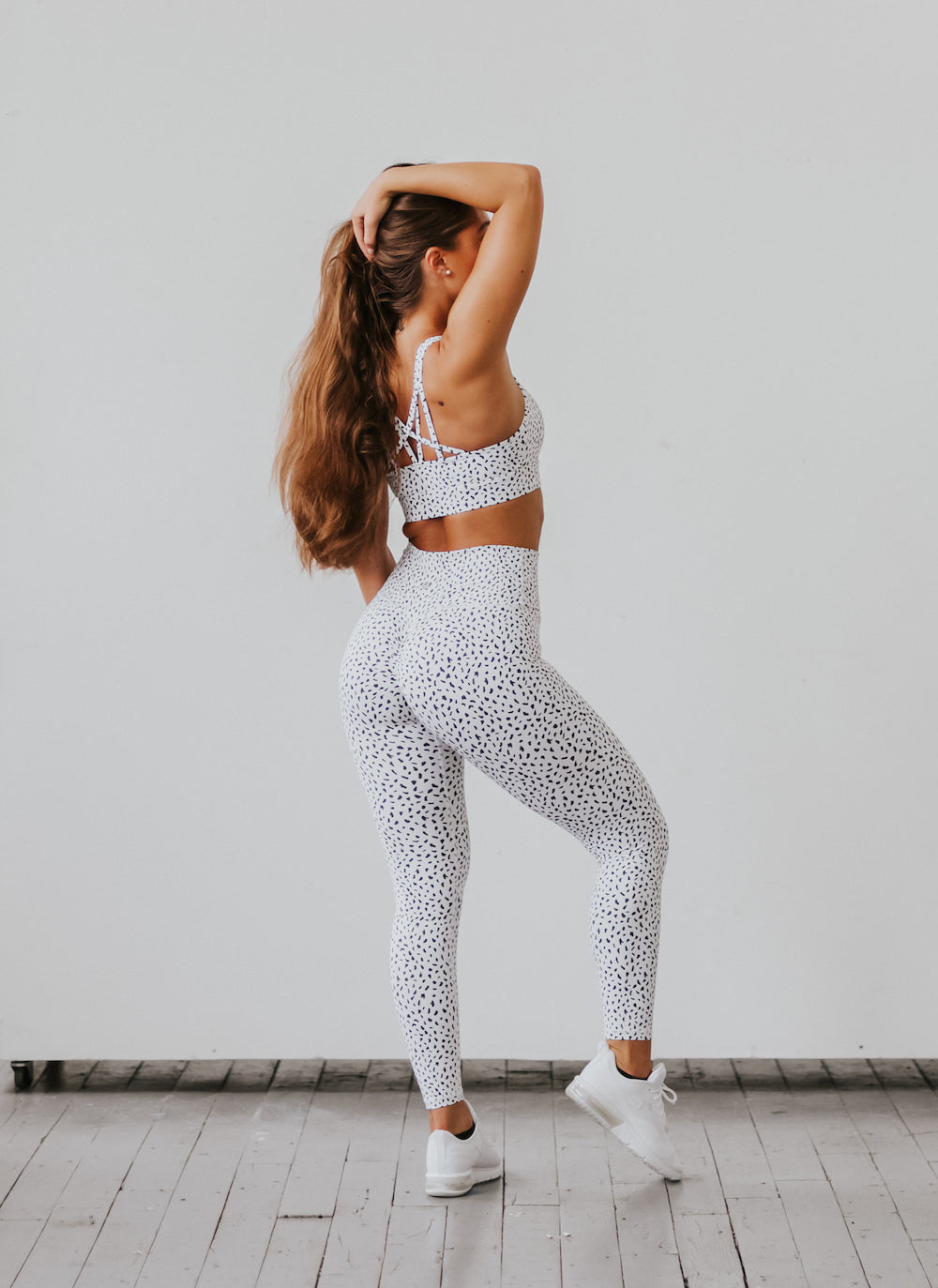 Astoria Luxe Ignite Sports Bra - White Speckle