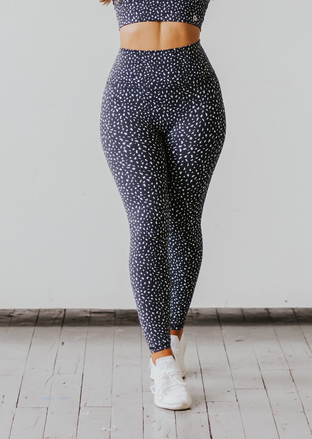Astoria Luxe Ignite Full Length Legging - Black Speckle