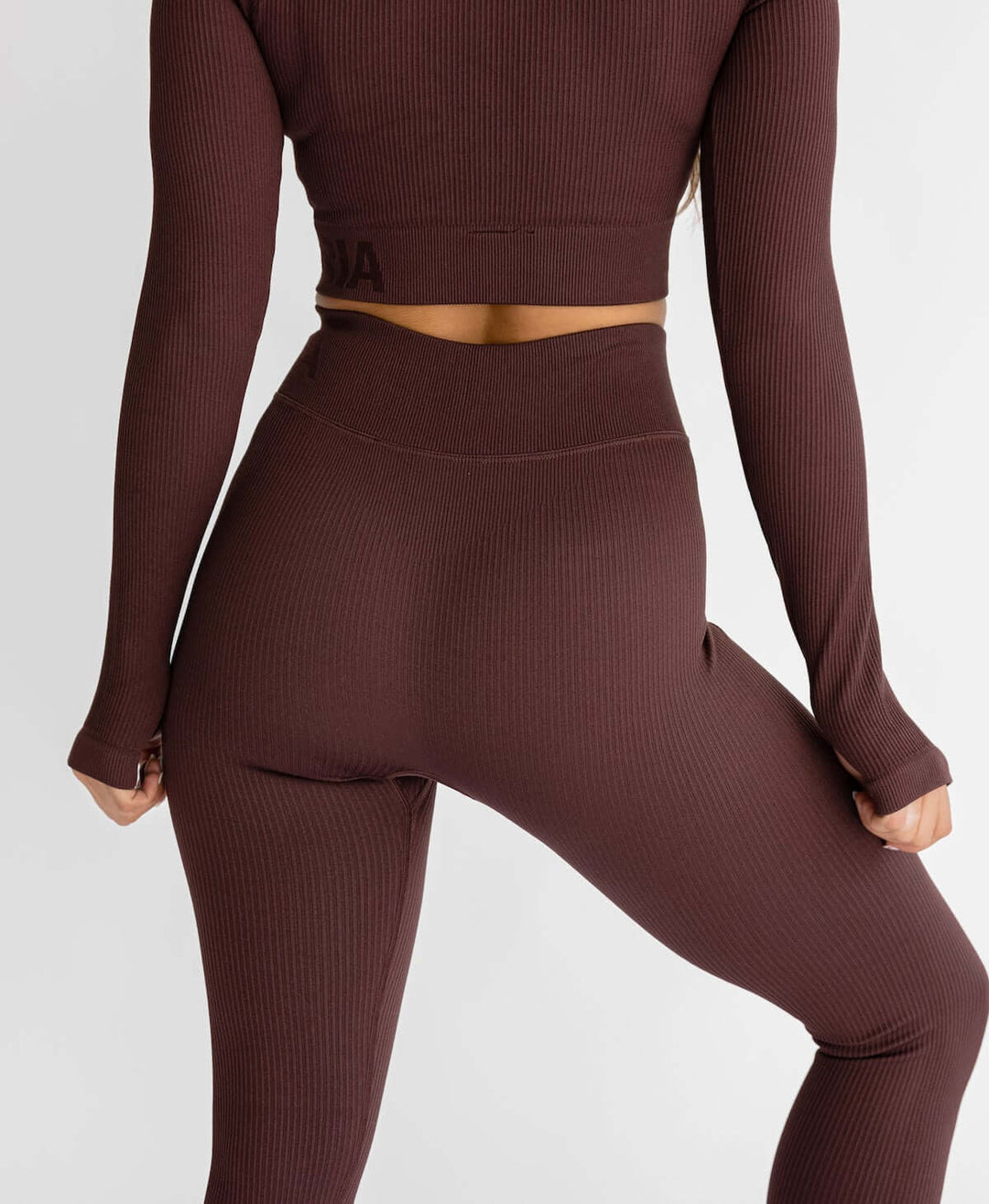 Astoria Seamless Ribbed Series Legging - Java