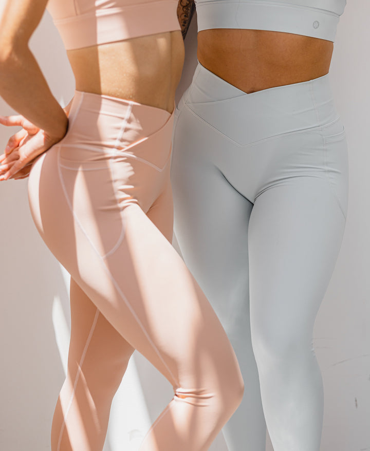 Astoria Luxe Power Legging - Rose Quartz