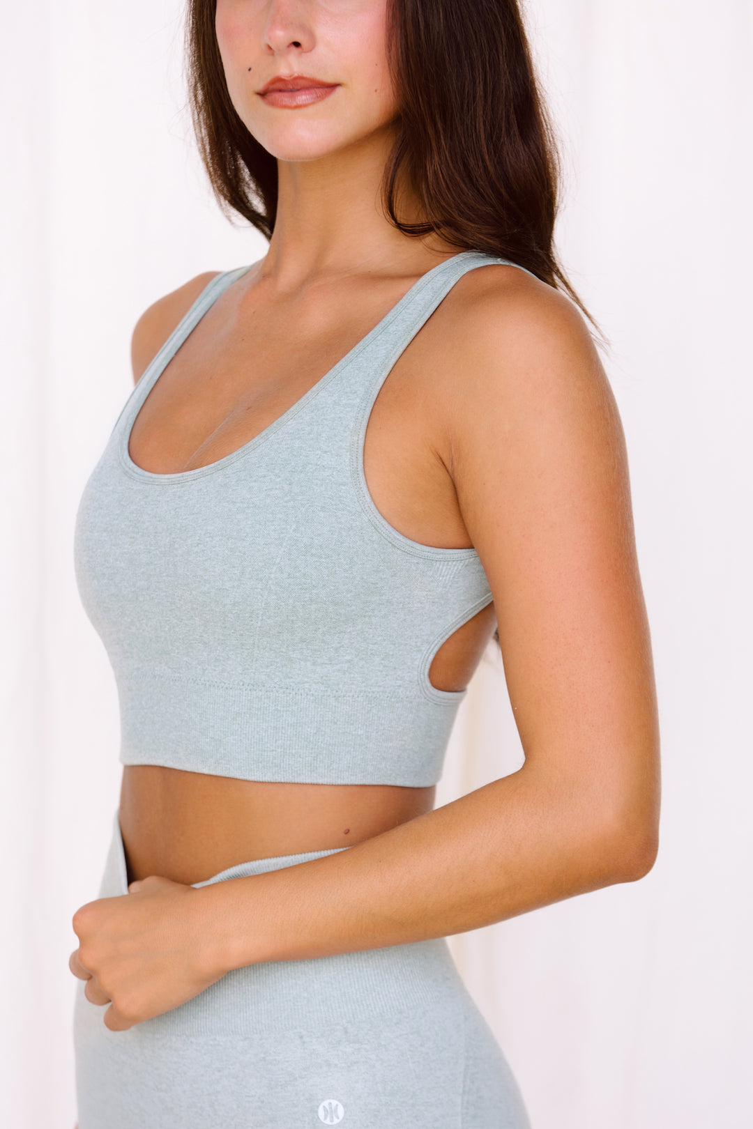 Astoria Velocity Seamless Sports Crop - Matcha
