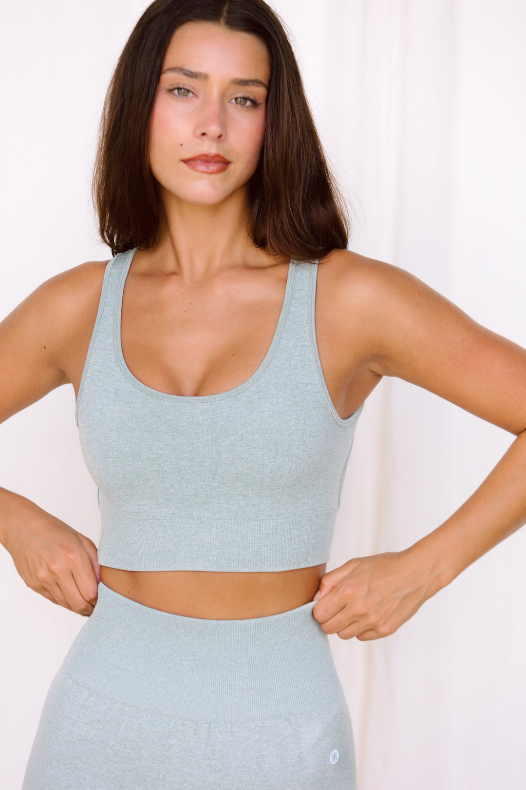 Astoria Velocity Seamless Sports Crop - Matcha