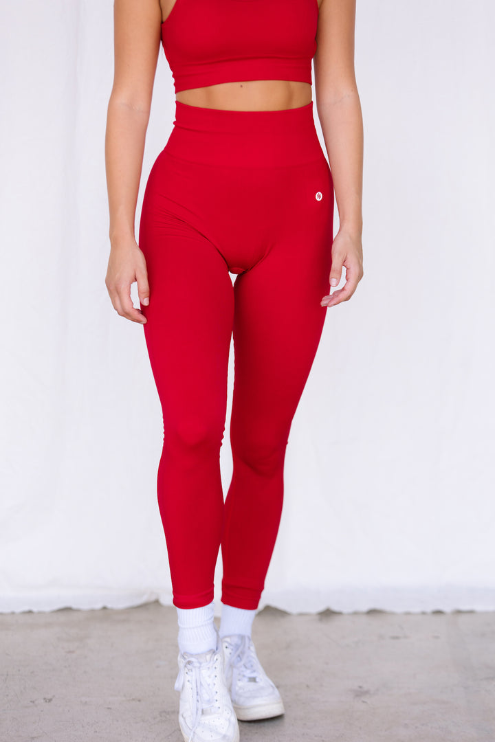 Astoria Velocity Seamless Legging - Cherry